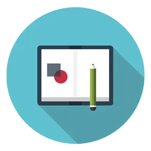 Book and pencil icon representing BD, capture, and proposal skill gaps.